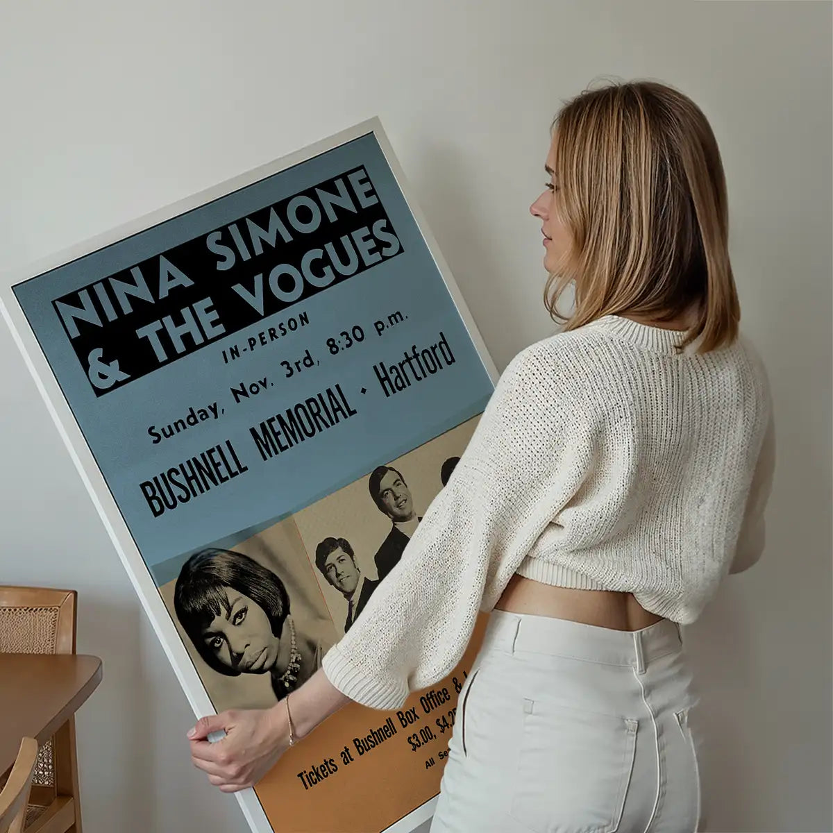 Nina Simone & The Vogues Concert Print