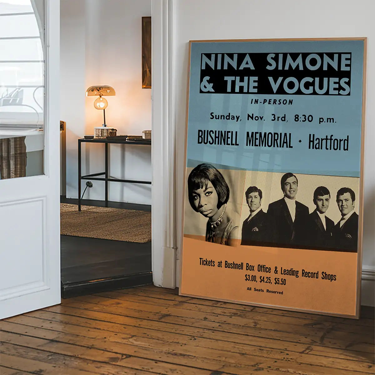 Nina Simone & The Vogues Concert Print
