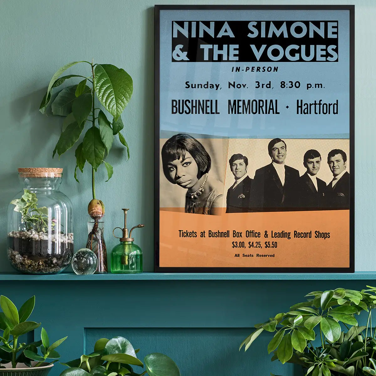 Nina Simone & The Vogues Concert Print