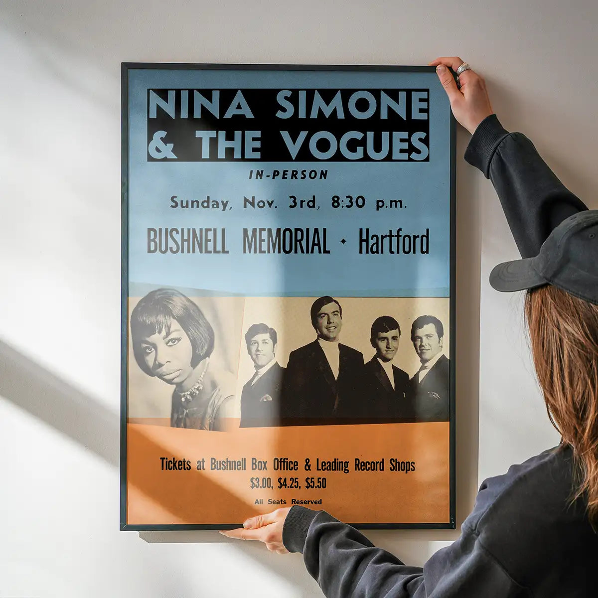 Nina Simone & The Vogues Concert Print