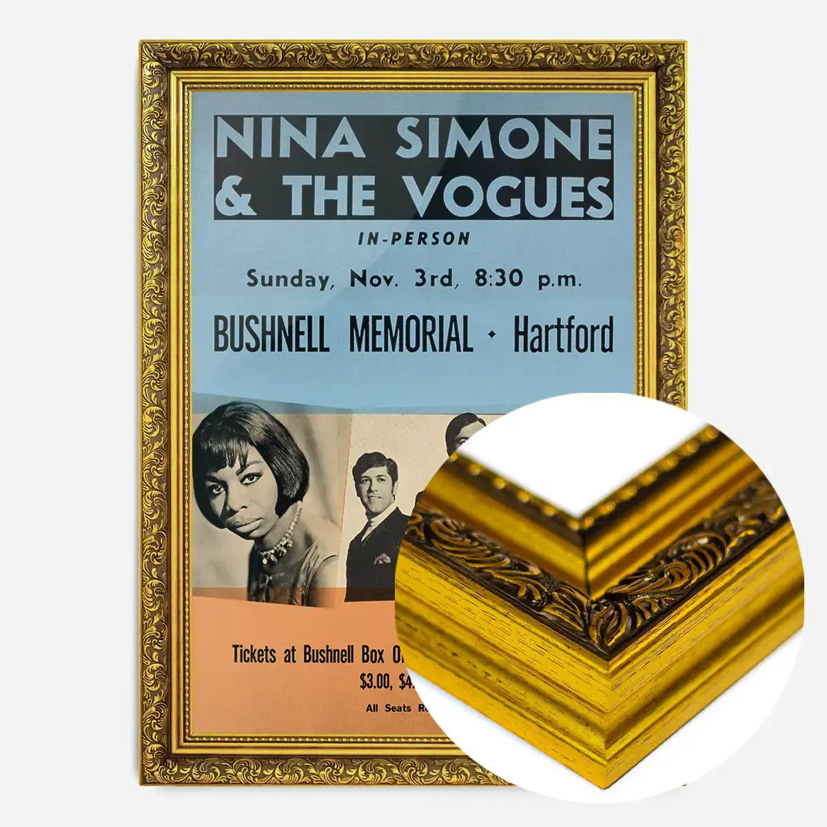 Nina Simone & The Vogues Concert Print