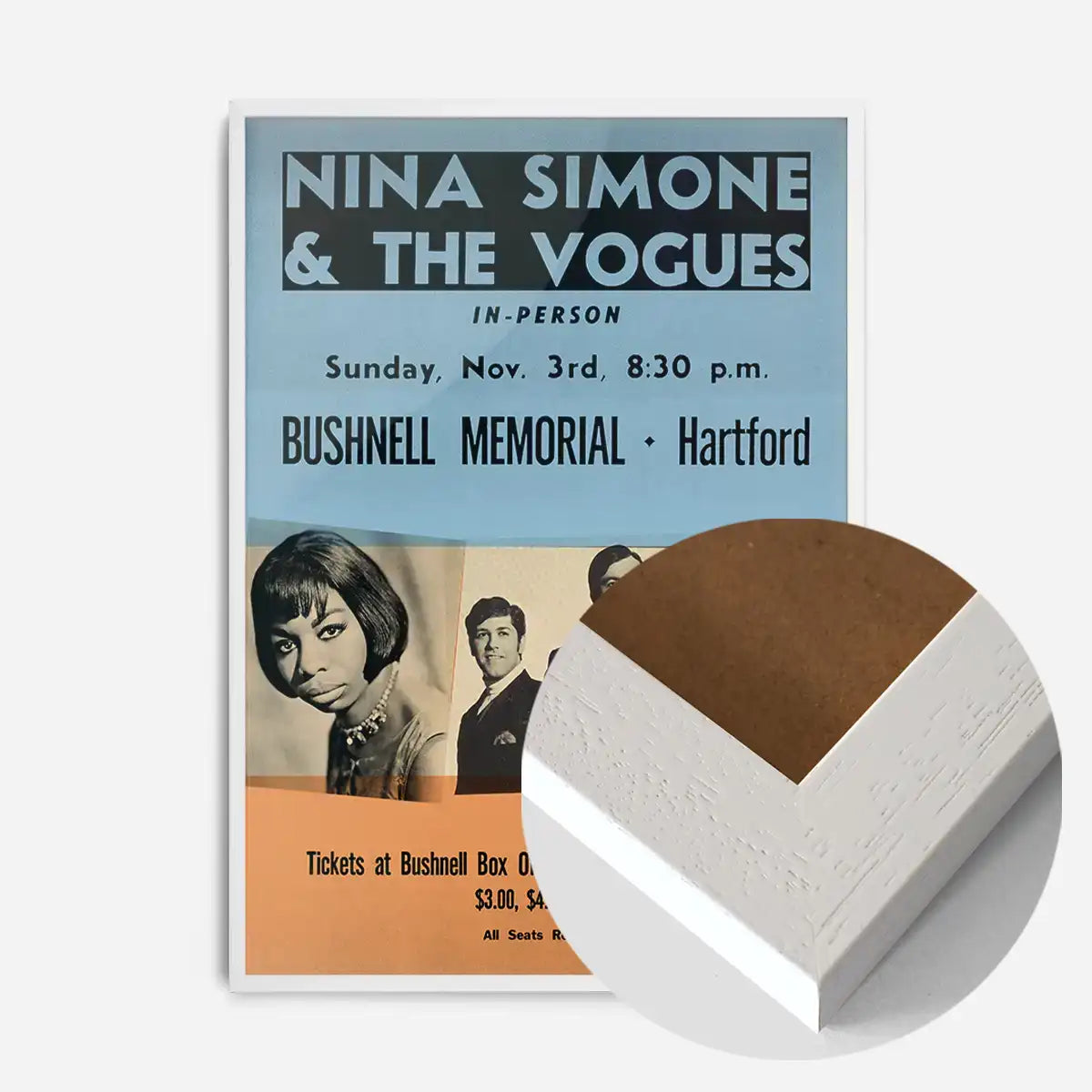 Nina Simone & The Vogues Concert Print