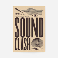 Soundclash Abstract Style Type Print