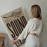 Soundclash Abstract Style Type Print