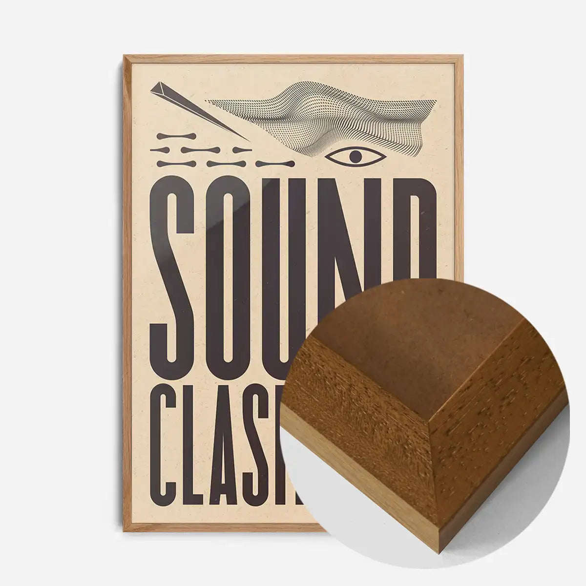 Soundclash Abstract Style Type Print