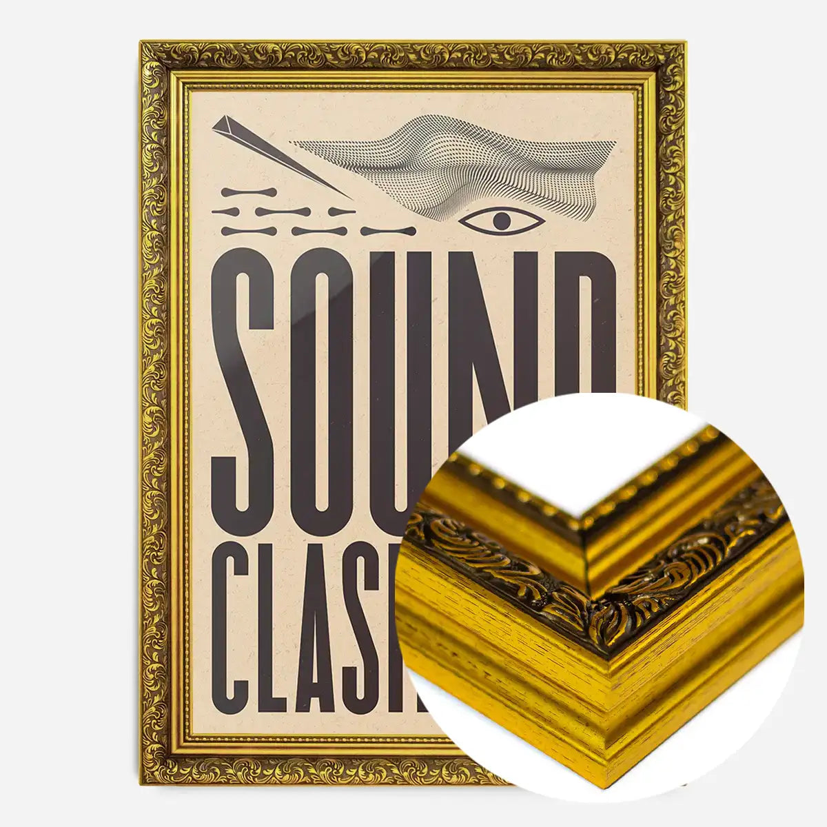 Soundclash Abstract Style Type Print