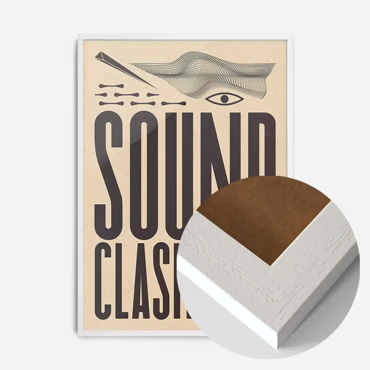 Soundclash Abstract Style Type Print