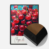 Glossy Cherries Fruit Print