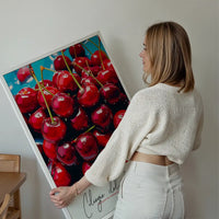 Glossy Cherries Fruit Print