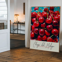 Glossy Cherries Fruit Print