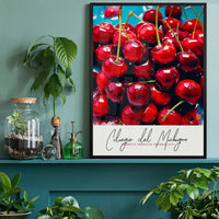 Glossy Cherries Fruit Print