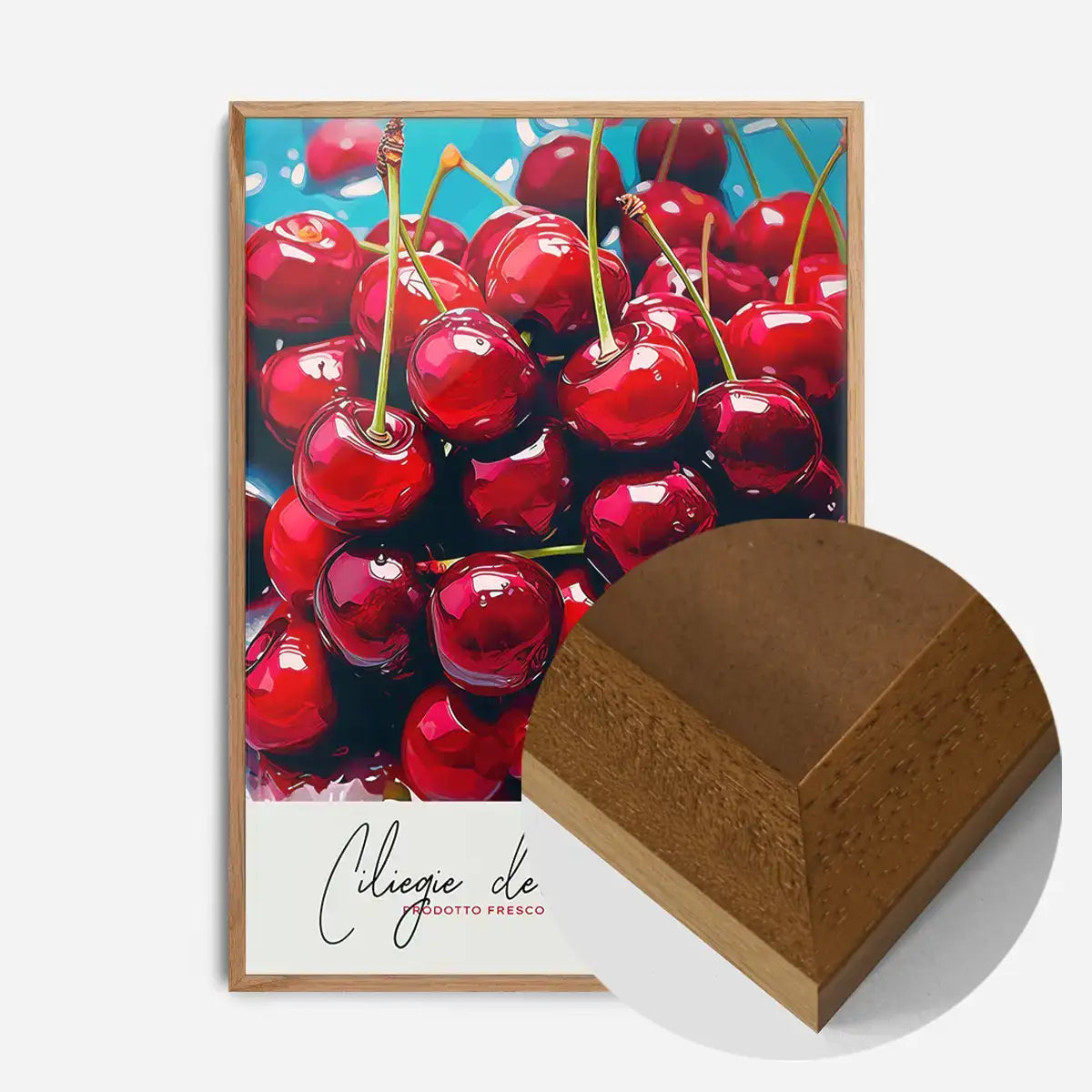Glossy Cherries Fruit Print