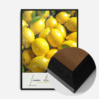 Glossy Lemons Fruit Print