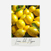 Glossy Lemons Fruit Print