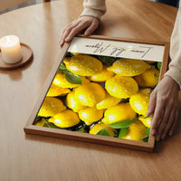 Glossy Lemons Fruit Print