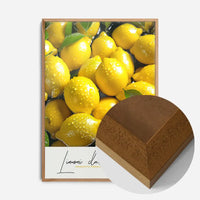 Glossy Lemons Fruit Print