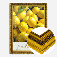 Glossy Lemons Fruit Print