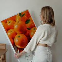 Glossy Oranges Fruit Print