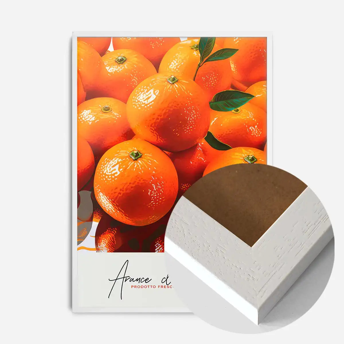Glossy Oranges Fruit Print