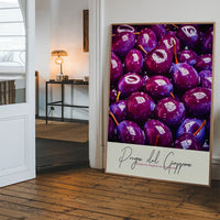 Glossy Plums Fruit Print
