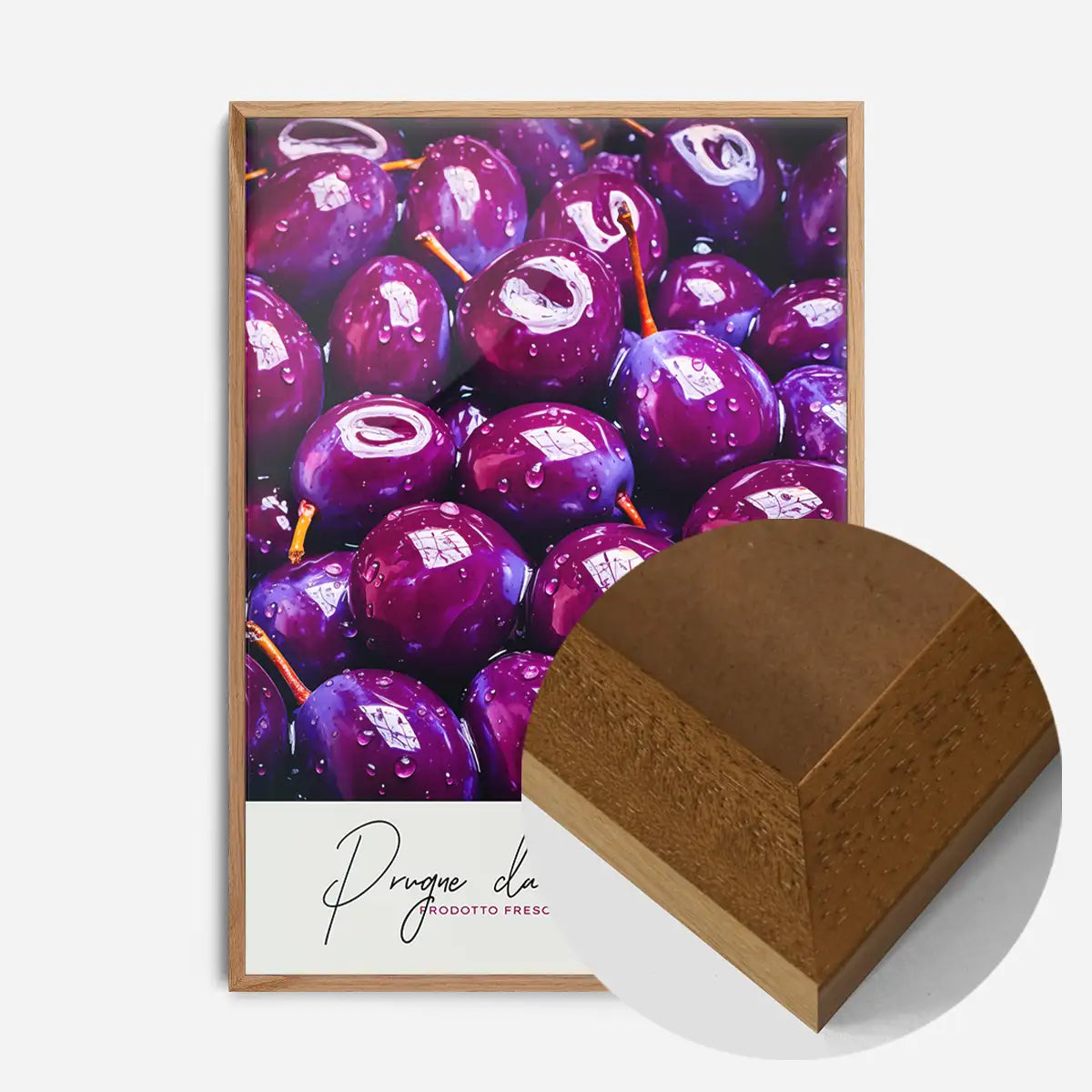 Glossy Plums Fruit Print