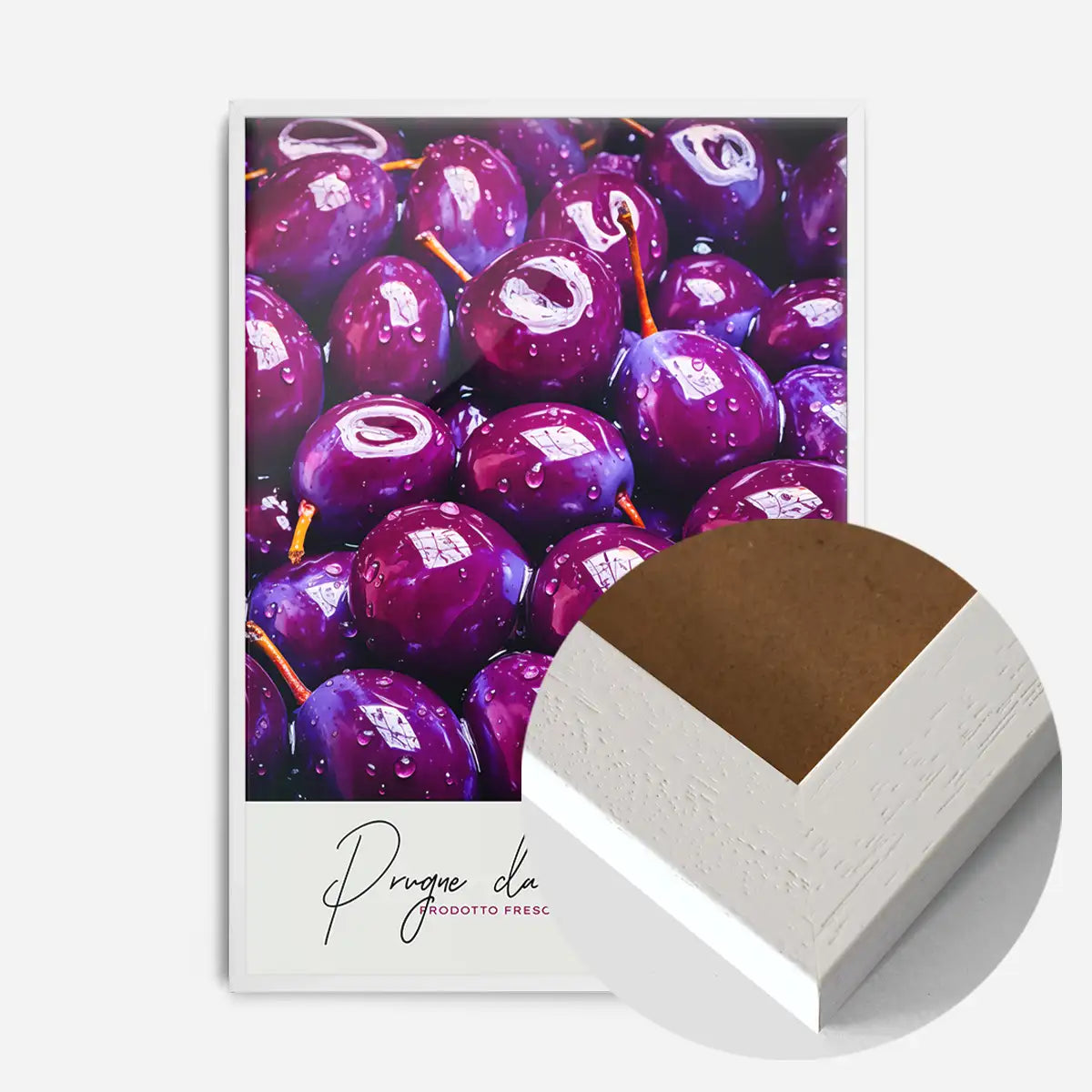 Glossy Plums Fruit Print