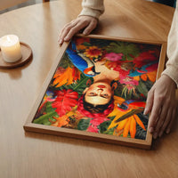 Frida Kahlo Tropical Print