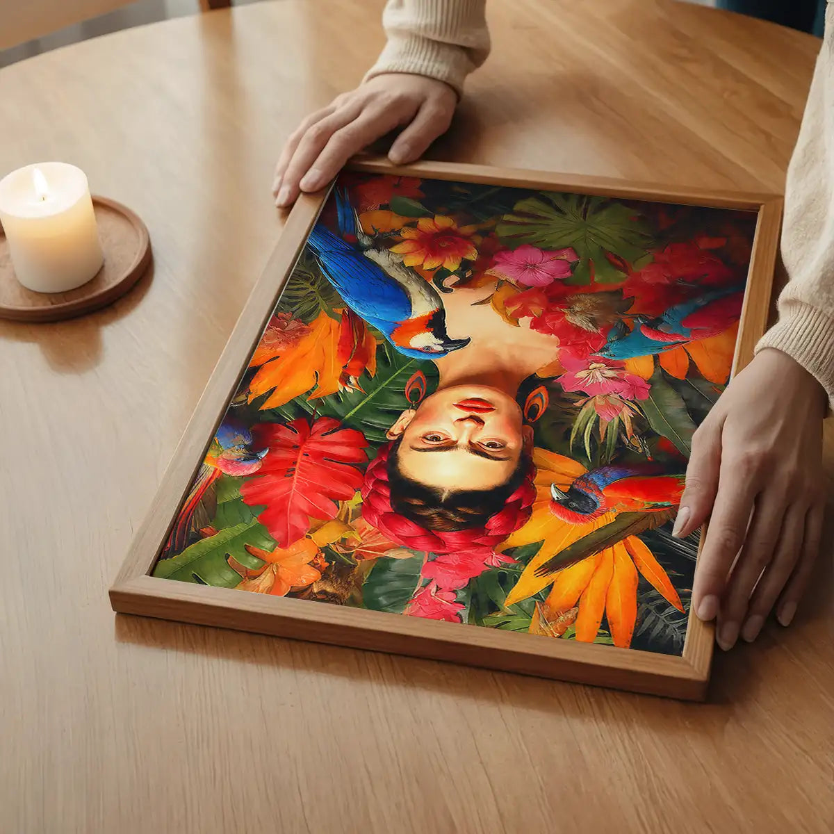 Frida Kahlo Tropical Print