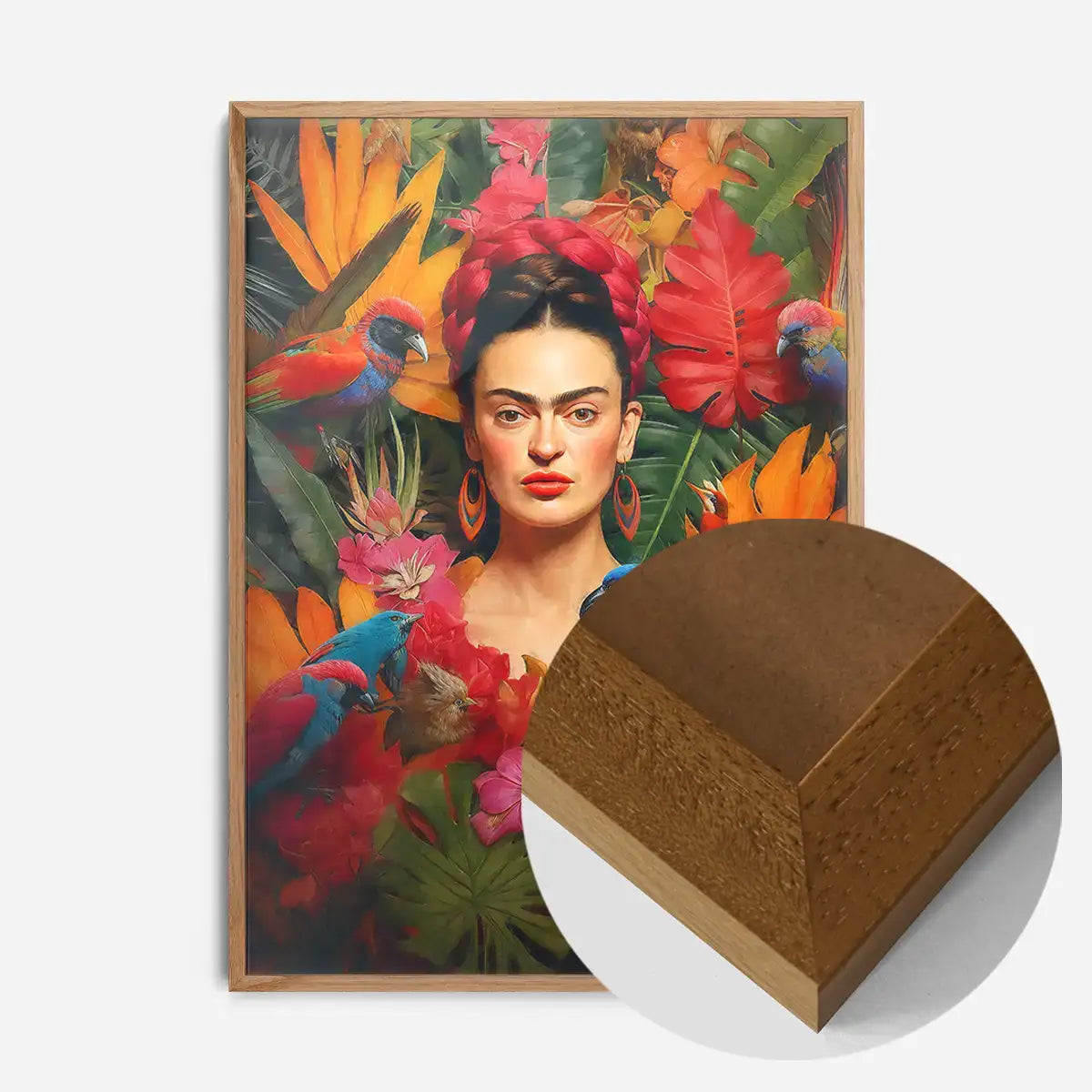 Frida Kahlo Tropical Print