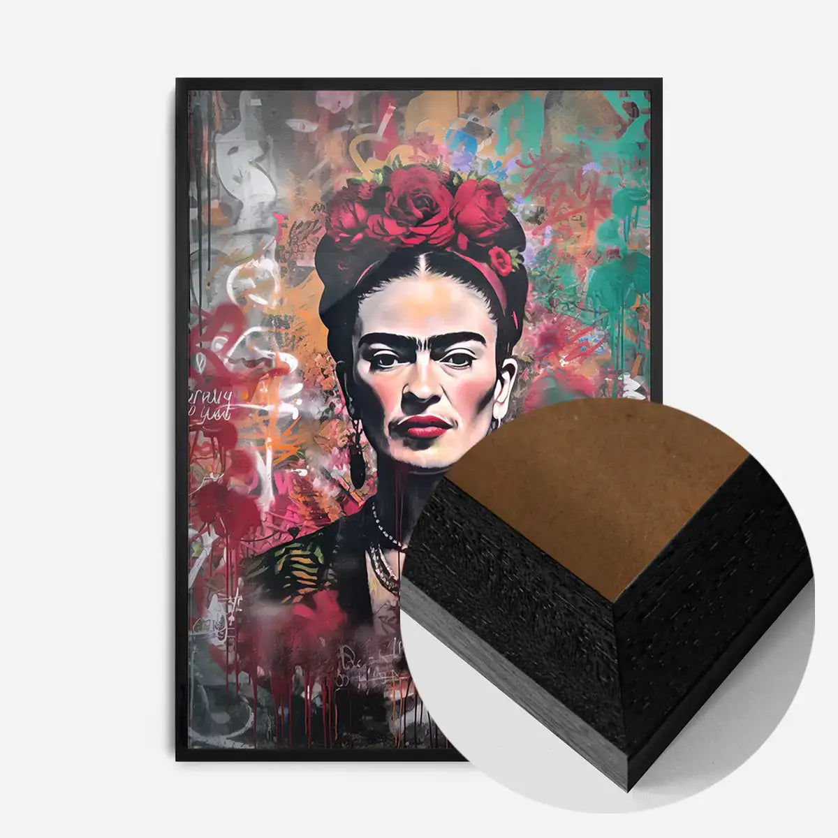 Frida Kahlo Graffiti Stencil Print