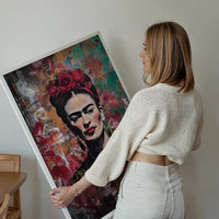 Frida Kahlo Graffiti Stencil Print