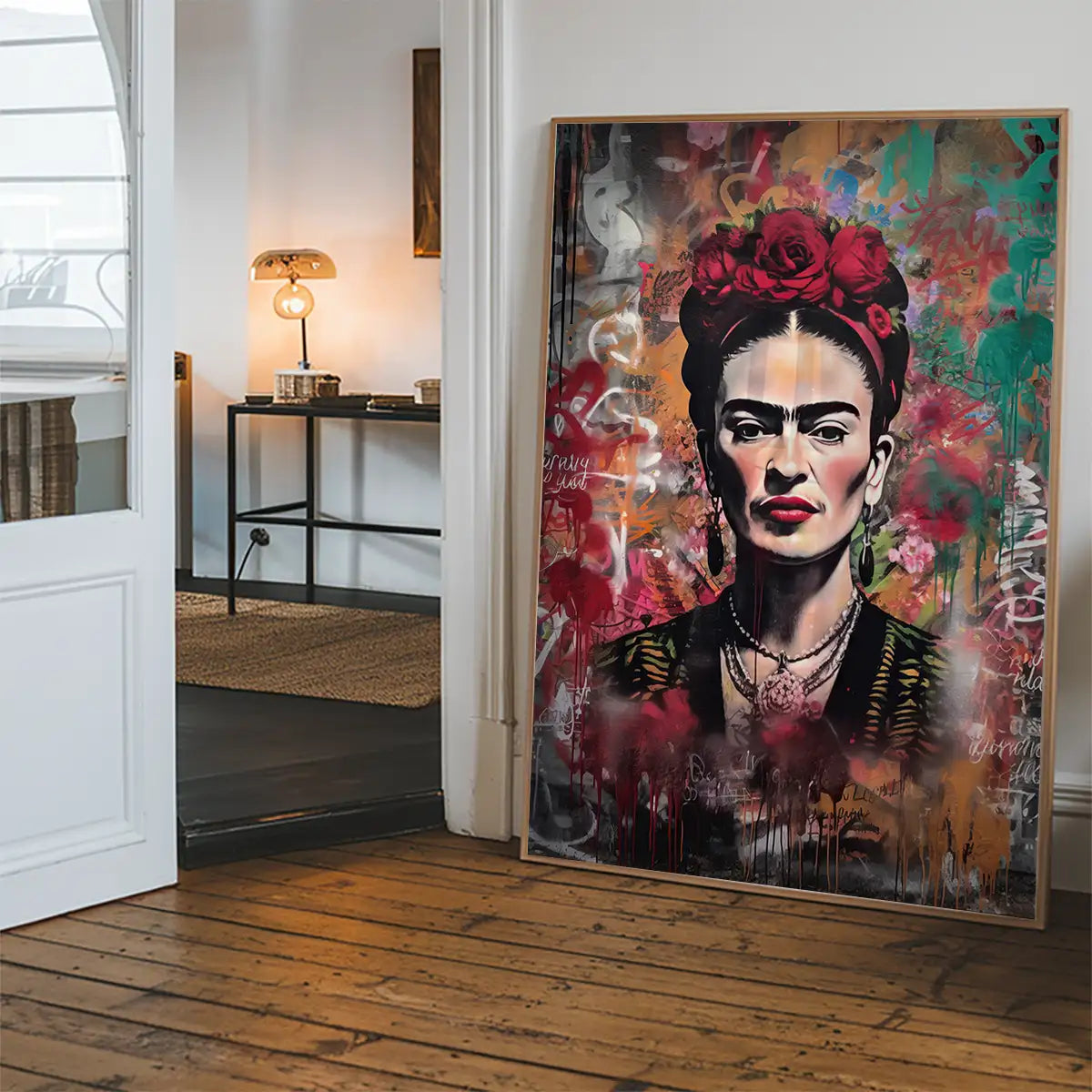 Frida Kahlo Graffiti Stencil Print