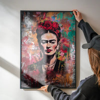 Frida Kahlo Graffiti Stencil Print