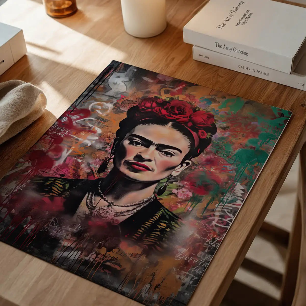 Frida Kahlo Graffiti Stencil Print