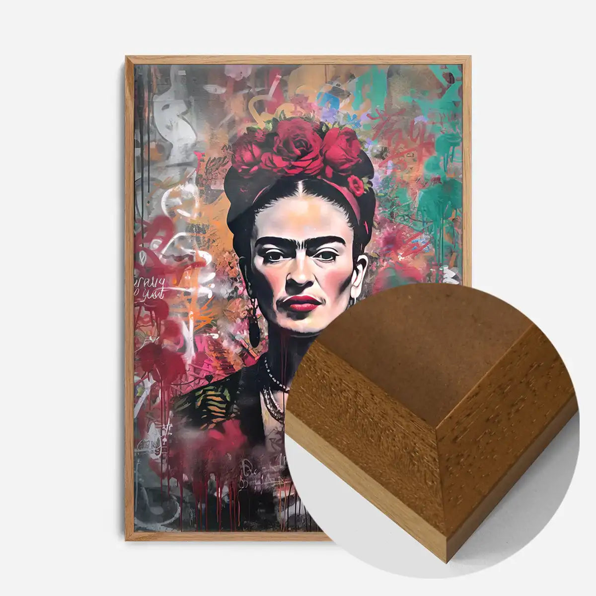 Frida Kahlo Graffiti Stencil Print