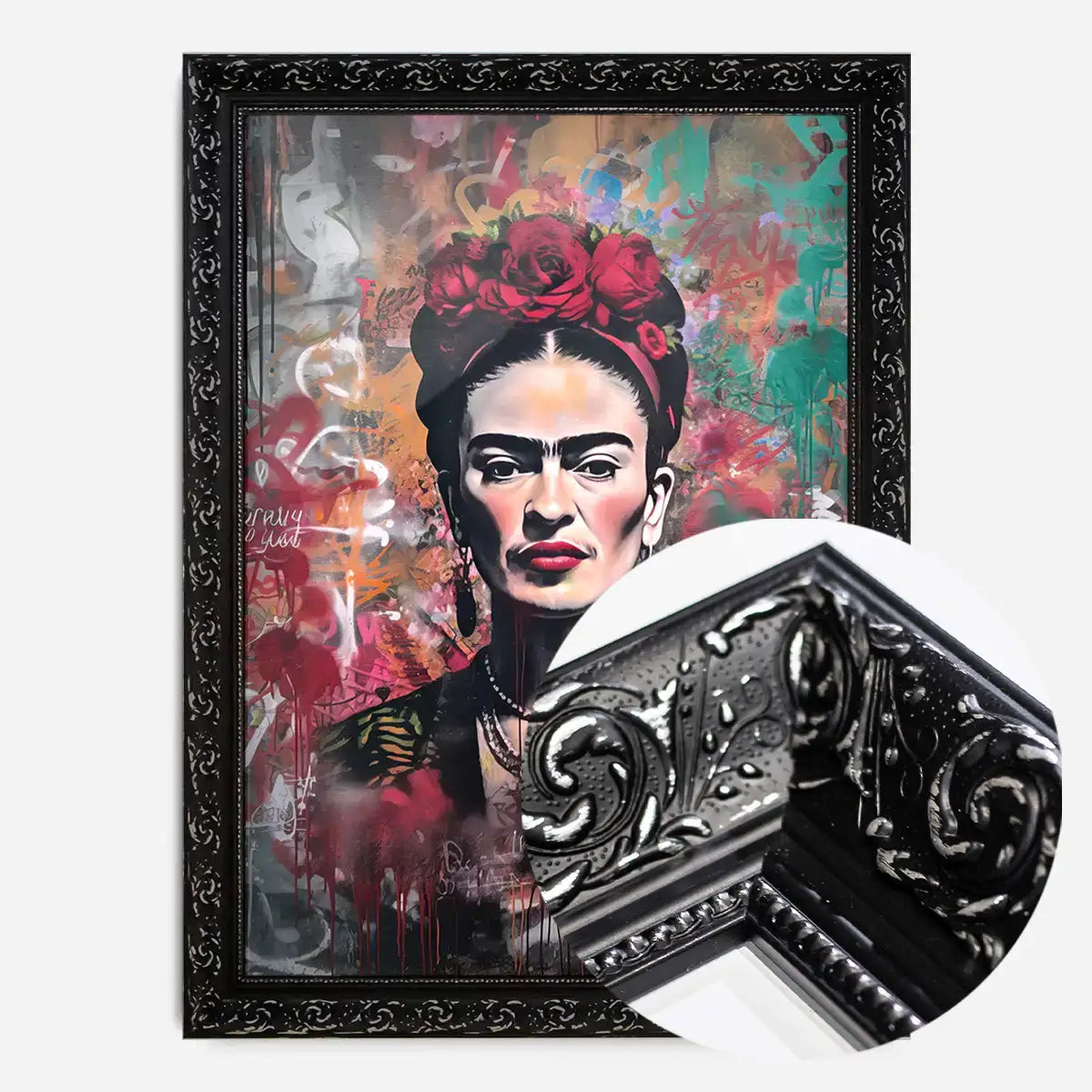 Frida Kahlo Graffiti Stencil Print