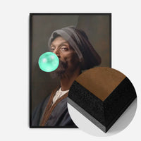 Snoop Dogg Blowing Bubblegum Portrait Print