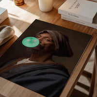 Snoop Dogg Blowing Bubblegum Portrait Print