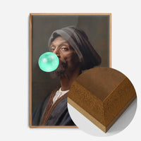 Snoop Dogg Blowing Bubblegum Portrait Print