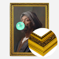 Snoop Dogg Blowing Bubblegum Portrait Print