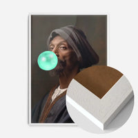 Snoop Dogg Blowing Bubblegum Portrait Print
