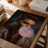 King of Rock 'n' Roll Bubblegum Portrait Print