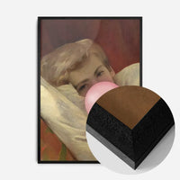 Friedrich von Amerling Lady Lying Down Bubblegum Portrait Quirky Print