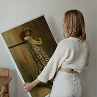 Ernest Meissonier Musketeer Leopard Print Quirky Art Print