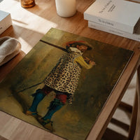 Ernest Meissonier Musketeer Leopard Print Quirky Art Print