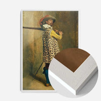 Ernest Meissonier Musketeer Leopard Print Quirky Art Print