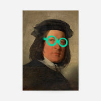 Friedrich von Amerling Spraypaint Graffiti Glasses Quirky Art Print