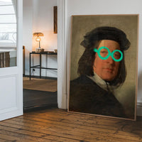 Friedrich von Amerling Spraypaint Graffiti Glasses Quirky Art Print