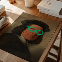 Friedrich von Amerling Spraypaint Graffiti Glasses Quirky Art Print