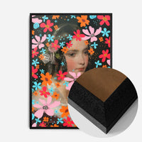 Friedrich von Amerling Flower Girl Funky Art Print